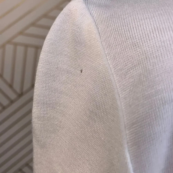 St John Heavy Sleek Mixed-Media Top with Stripe - Picture 8 of 12